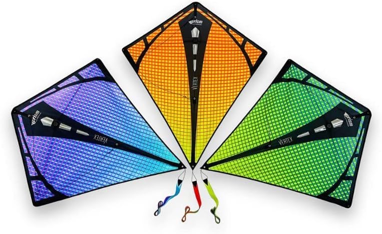 Prism Kite Technology Prism Kites Vertex Diamond – Classic Single-Line Kite – Easy to Assemble – Tail and Spare Parts Included - Image 5